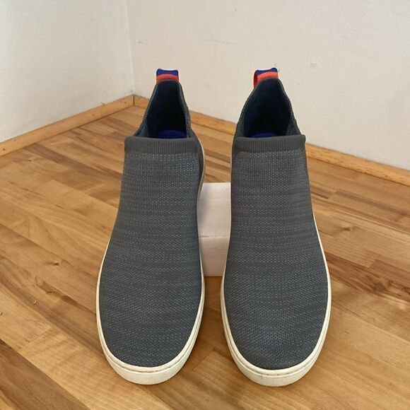 Rothy's Gray The Chelsea Women's Melange Knit Pull On Ankle Boots Size 7 1/2 - Picture 2 of 9